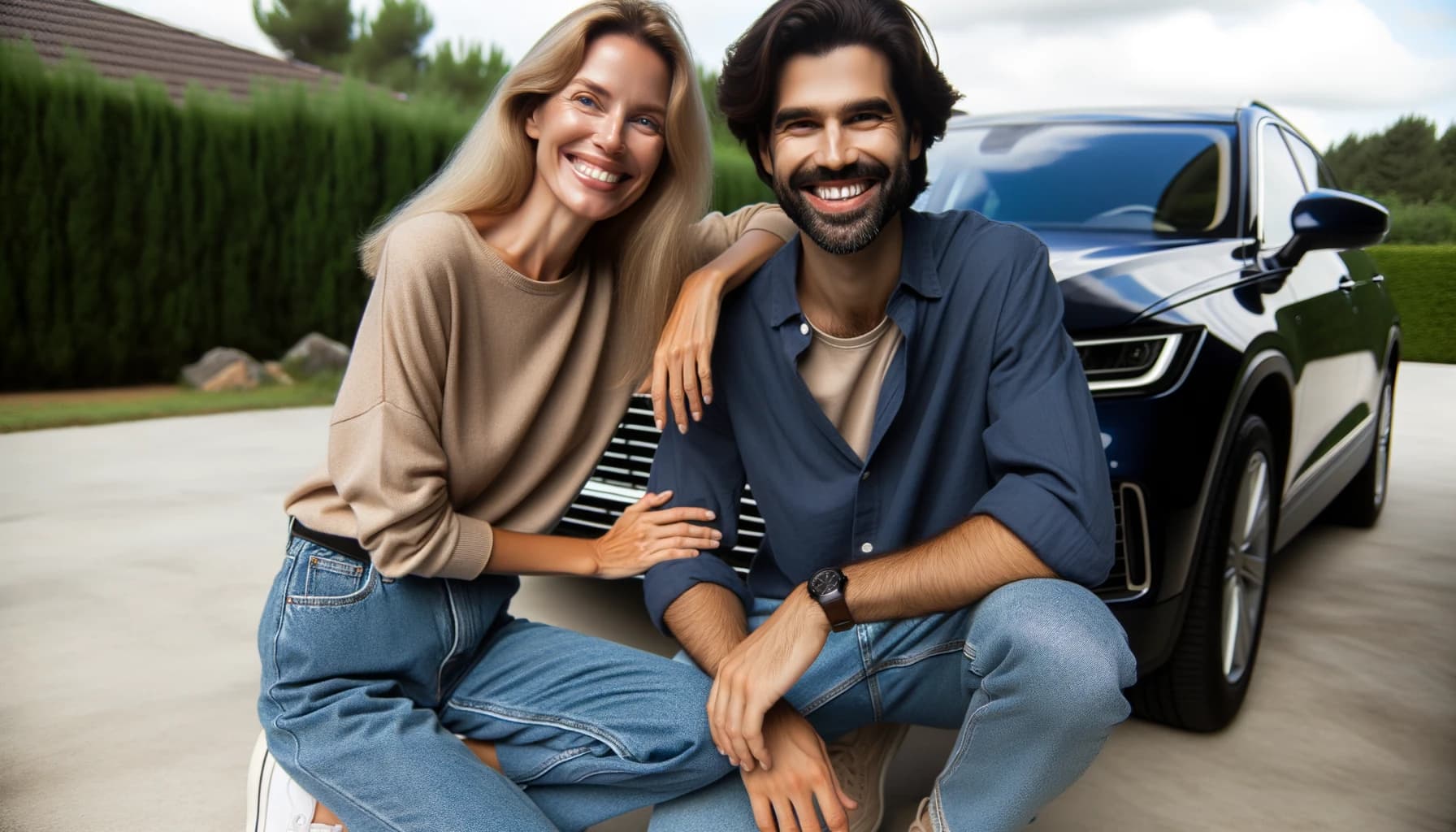 Ett par som kunnat köpa sin drömbil med hjälp av ett lån utan säkerhet.